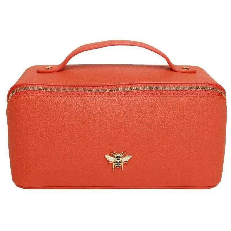 Alice Wheeler London Luxury Train Case – Orange