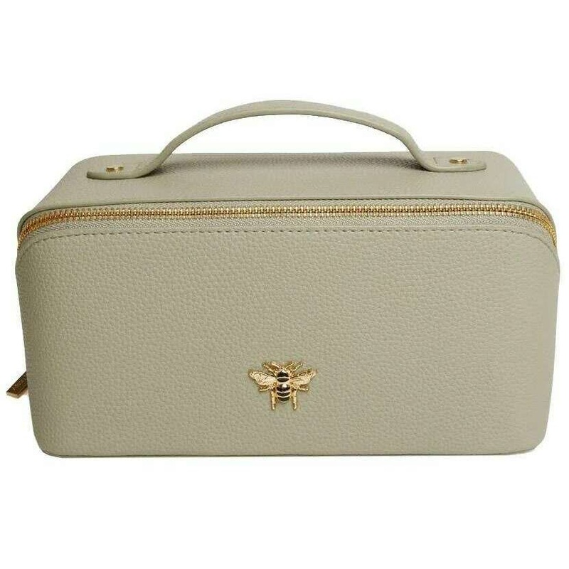 Alice Wheeler London Luxury Train Case – Pistachio Green