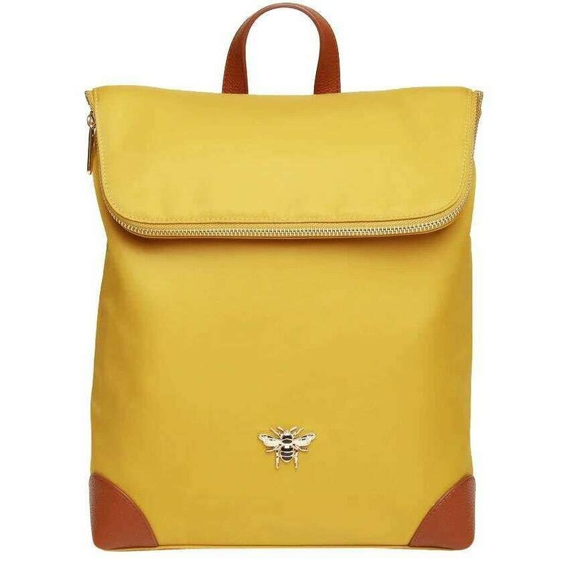 Alice Wheeler London Marlow Lightweight Backpack – Ochre Yellow