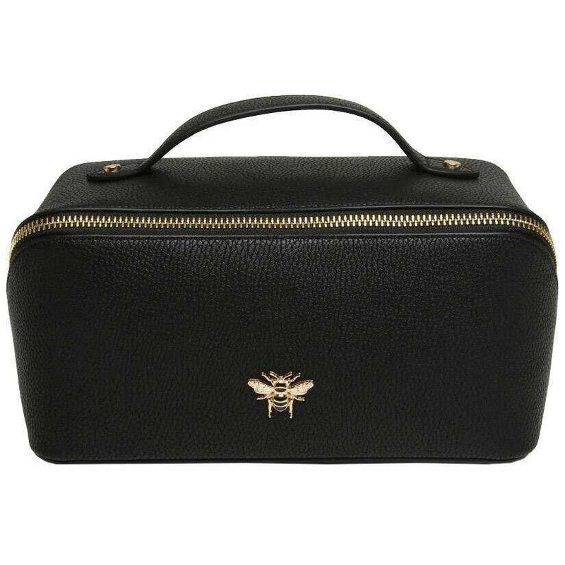 Alice Wheeler London Mini Luxury Train Case – Black