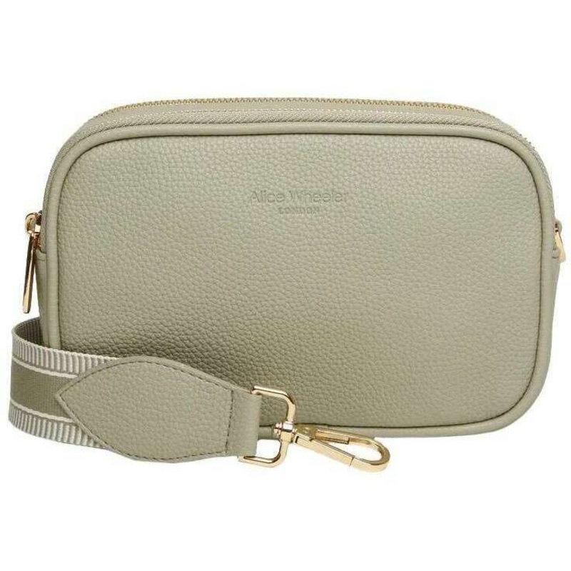 Alice Wheeler London Pimlico Crossbody Bag – Pistachio Green