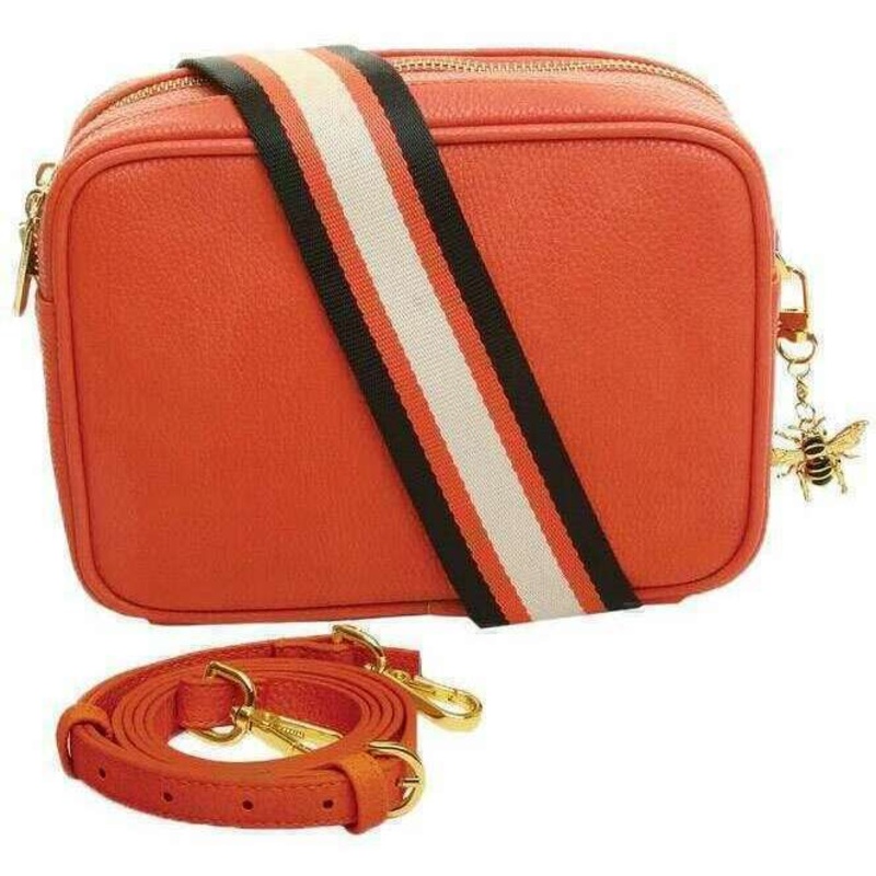 Alice Wheeler London Soho Camera Crossbody Bag – Orange
