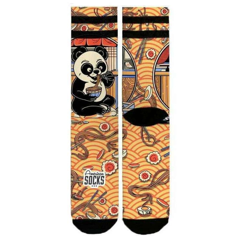 American Socks Panda Mid High Socks – Orange