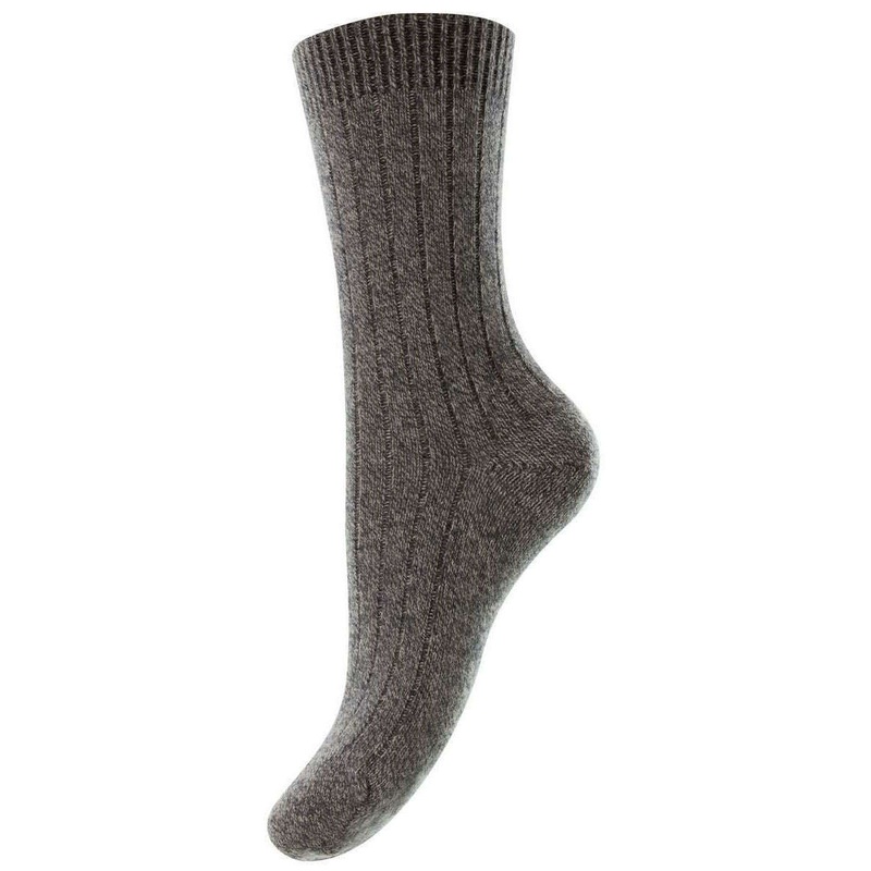Pantherella Tabitha Cashmere Socks – Charcoal Chine