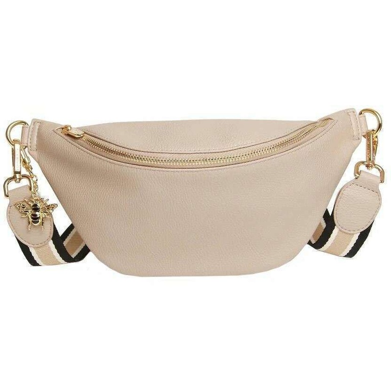 Alice Wheeler London Banana Bag – Stone Beige