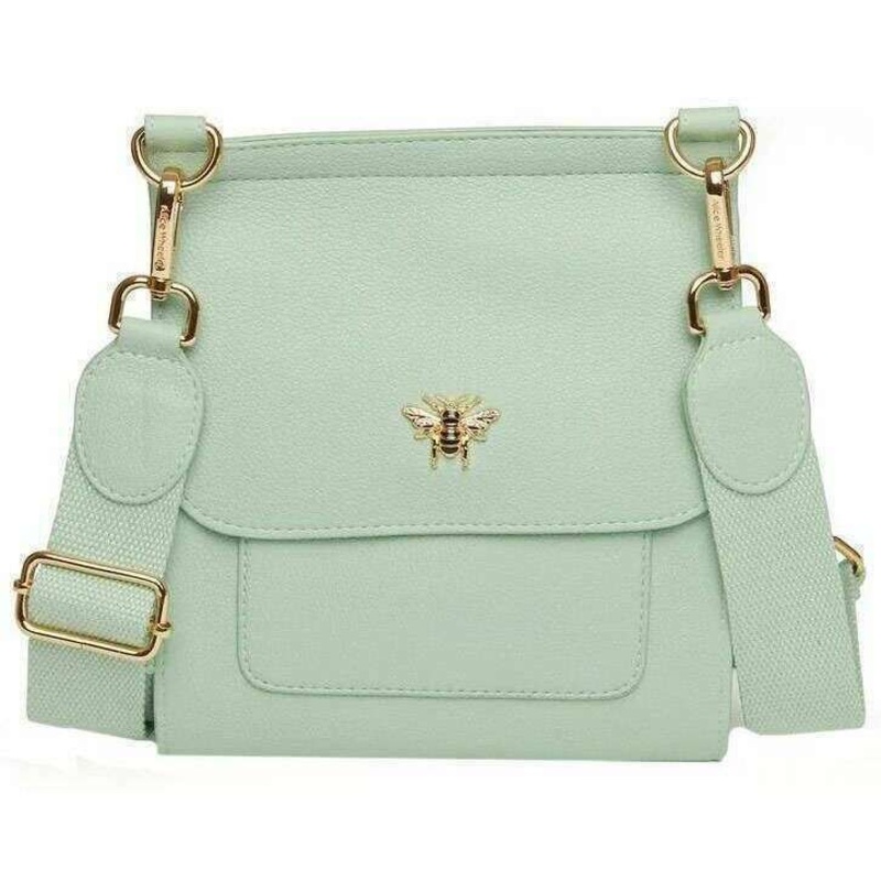 Alice Wheeler London Bloomsbury Crossbody Bag – Pastel Mint