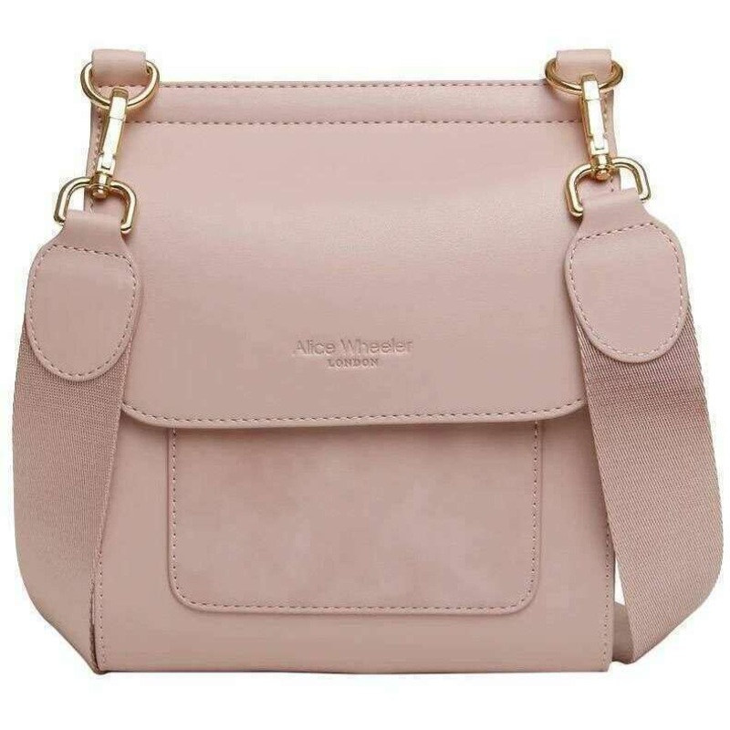 Alice Wheeler London Seville Crossbody Bag – Blush Pink