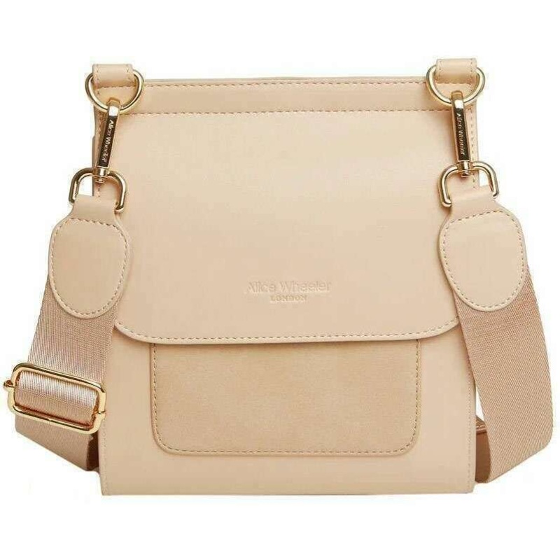 Alice Wheeler London Seville Crossbody Bag – Sand Cream