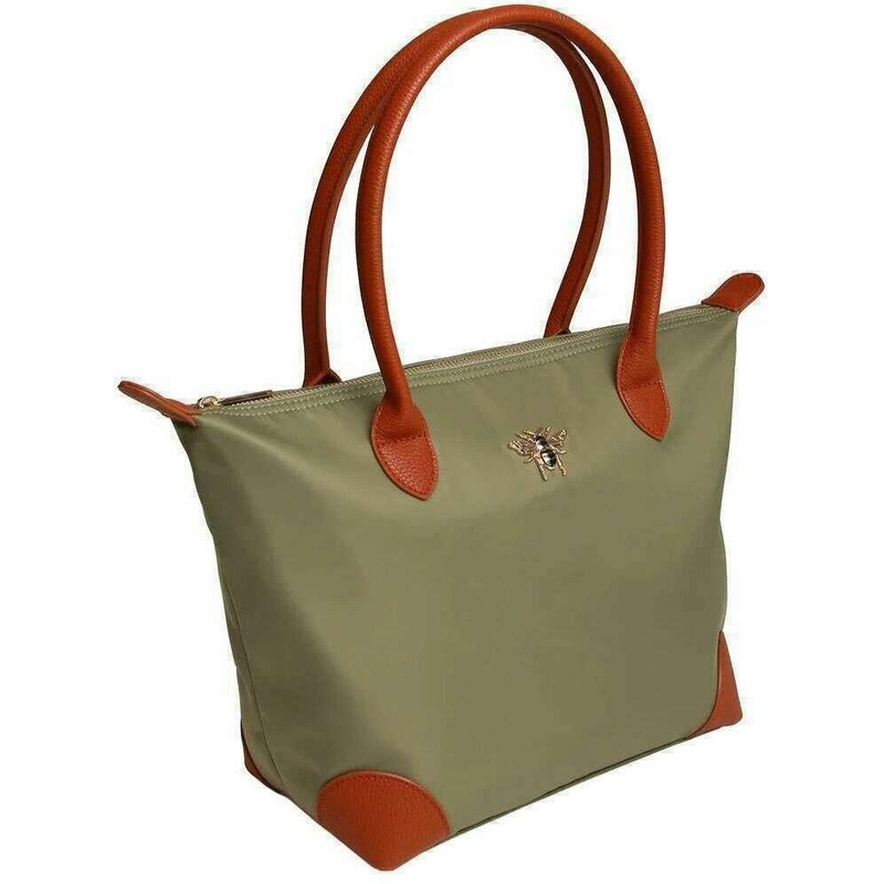 Alice Wheeler London Shoreditch Large Tote Bag – Sage Green
