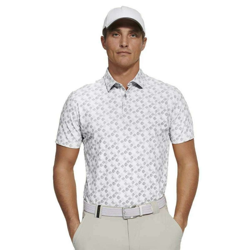 Meyer Phil Performance Print Polo – White