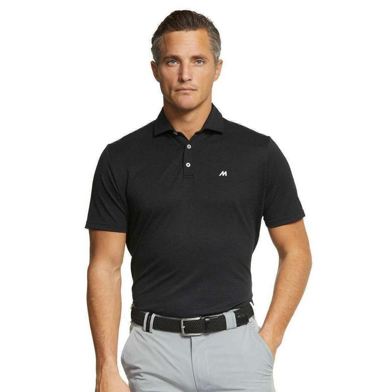 Meyer Rory Pique Performance Polo – Black