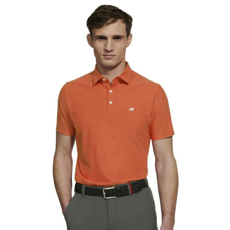 Meyer Tiger Performance Polo – Pumpkin Orange