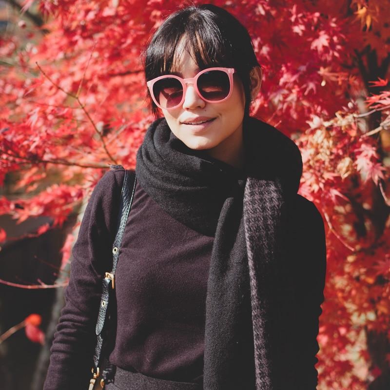 “Ava” Retro Indie Fashion Round P3 Key Hole Sunglasses