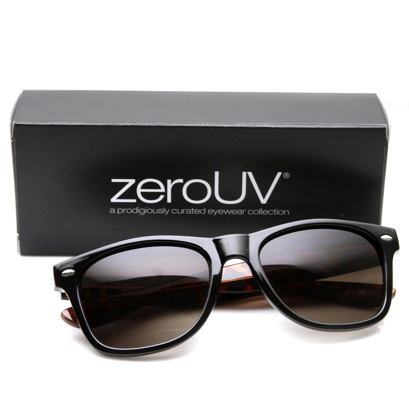 + Plus “Brigitte” Retro Dual Tone Horned Rim Indie Sunglasses