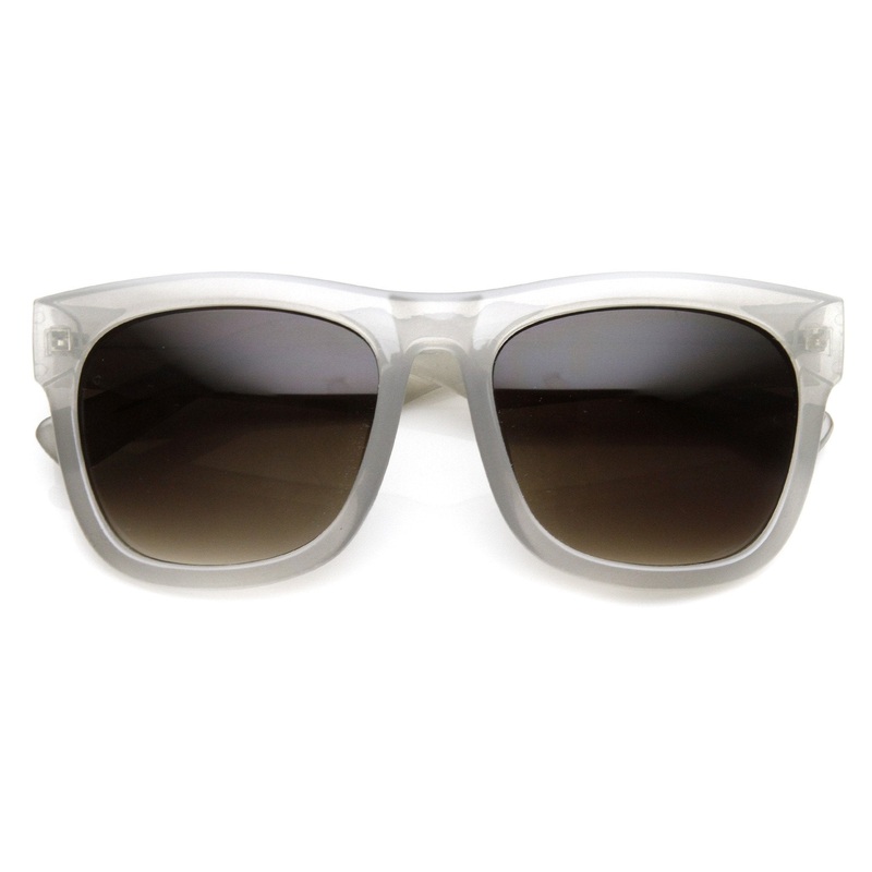 + Plus “Harlow” Oversize Translucent Horned Rim Womens Sunglasses