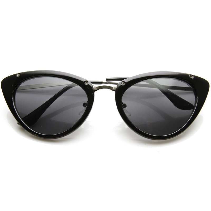 Womens 1950’s Mod Vintage Inspired Redesign Cat Eye Sunglasses 9454