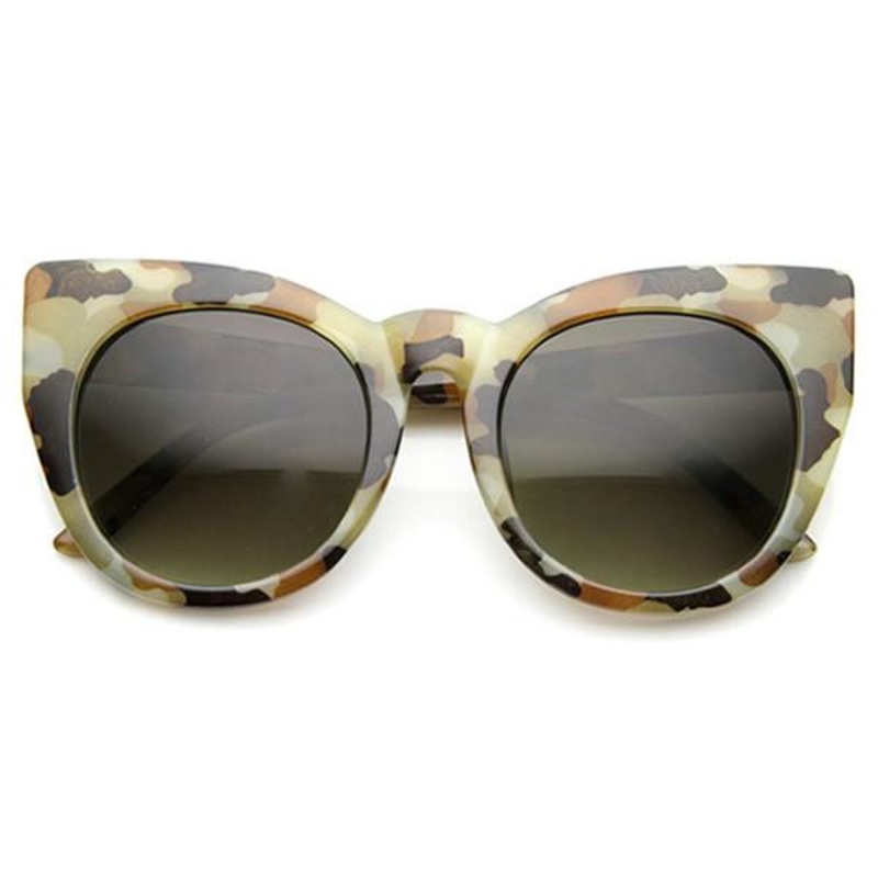 Women’s Retro 1960’s Mod Oversize Cat Eye Sunglasses 9799