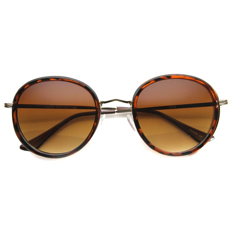 Women’s Retro Fashion Round Cat Eye Sunglasses 9786