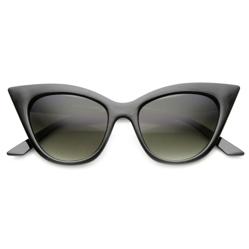Women’s Vintage Era High Pointed Oversize Cat Eye Sunglasses 9780