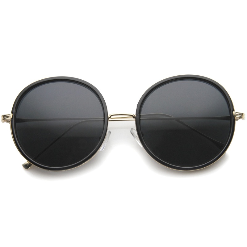 Women’s Retro Indie Slim Round Sunglasses A147