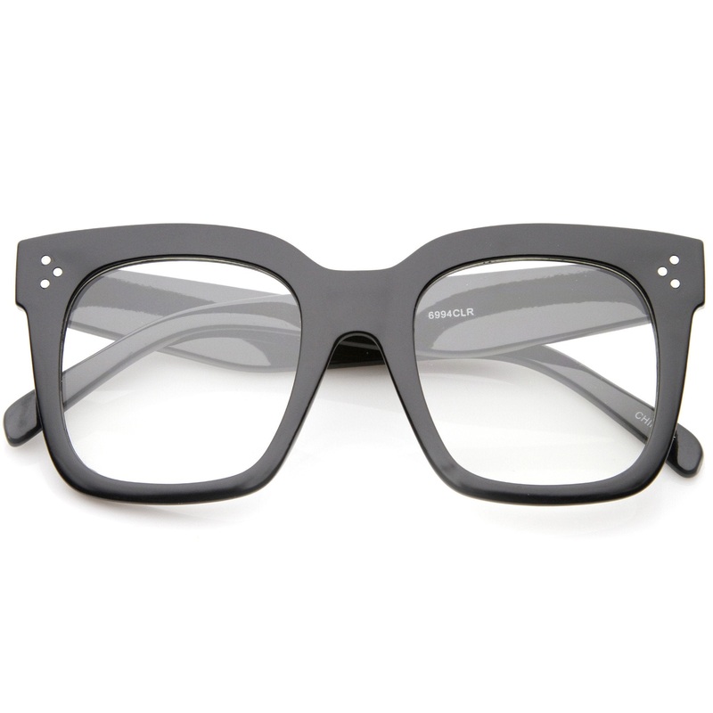 Retro 1950’s Horned Rim Clear Lens Glasses A796