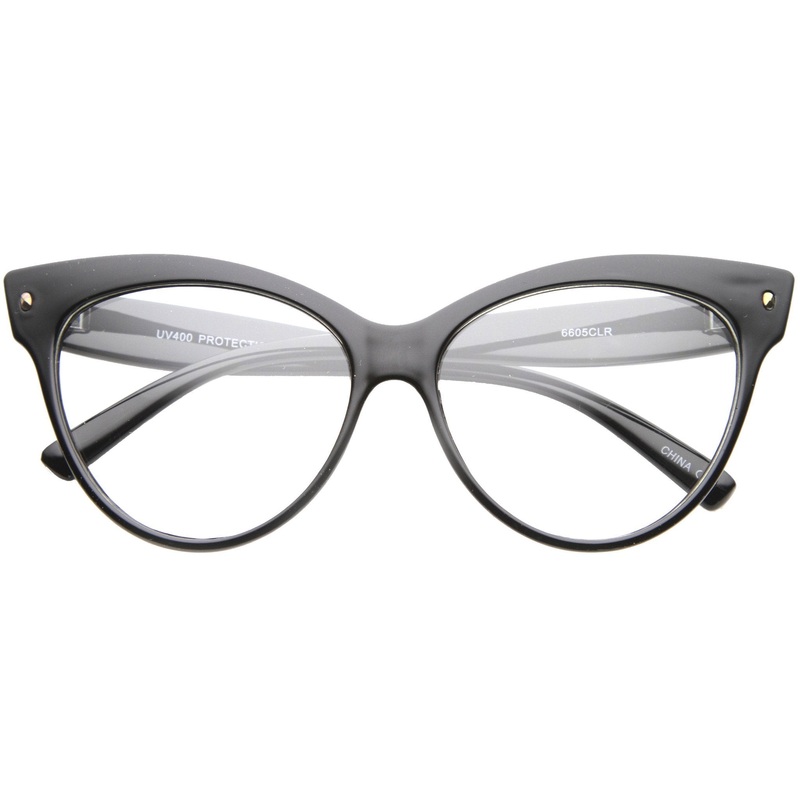 Women’s Retro 1950’s Cat Eye Clear Lens Glasses A099