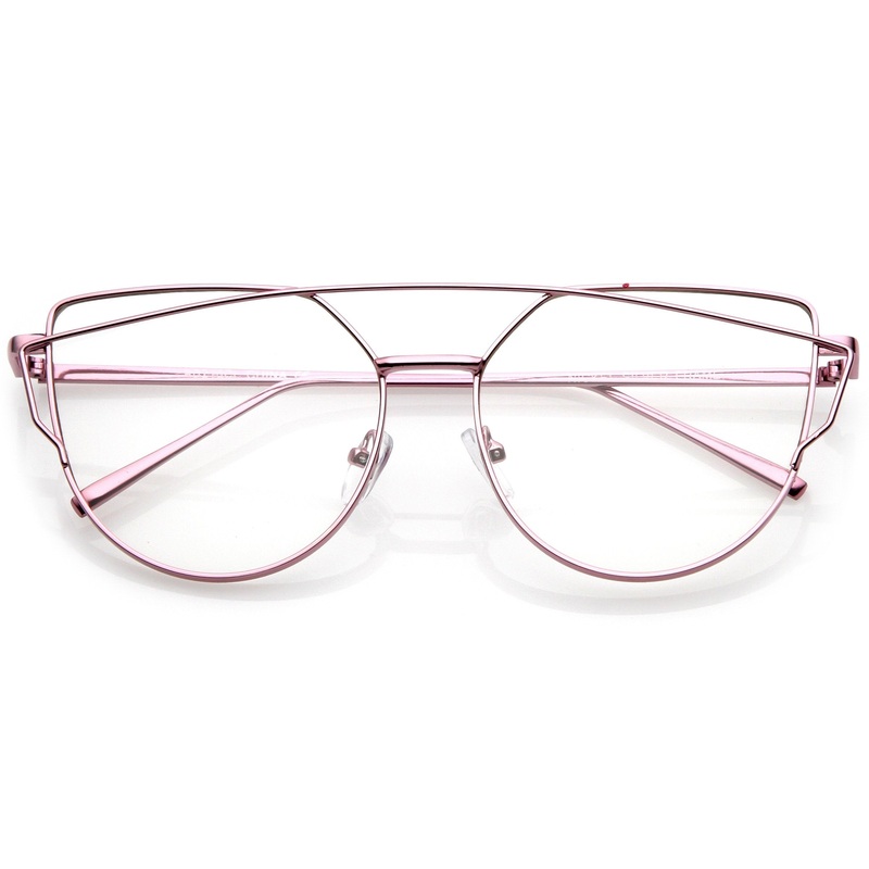 Retro Modern Intricately Designed Clear Lens Glasses C295