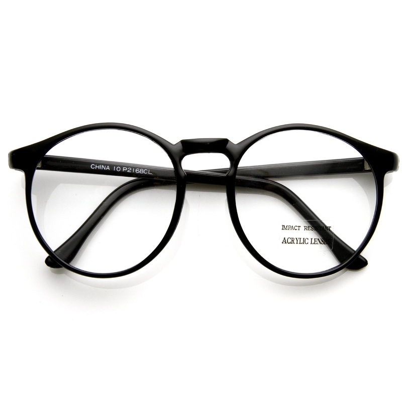 True Vintage Deadstock Round P3 Optical RX Clear Lens Glasses 7204
