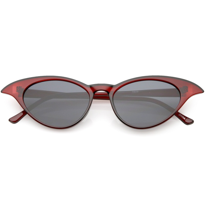 Women’s Retro Low Pointed Cat Eye Sunglasses C737