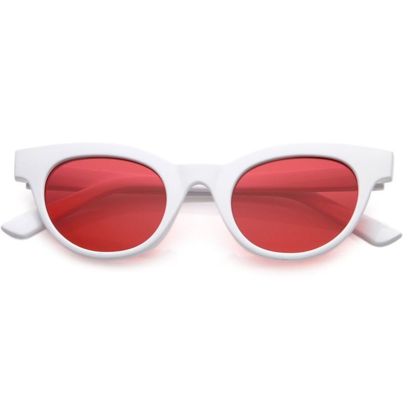 Women’s Retro 1990’s Small Color Tone Lens Cat Eye Sunglasses C940