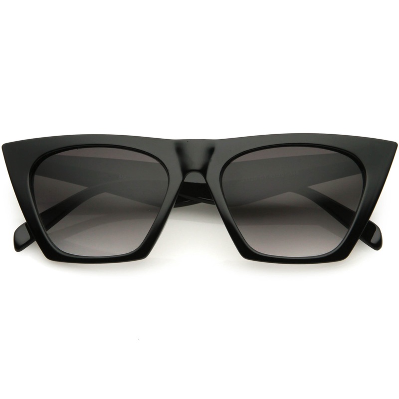 Women’s Retro Modern Flat Top Cat Eye Sunglasses C976