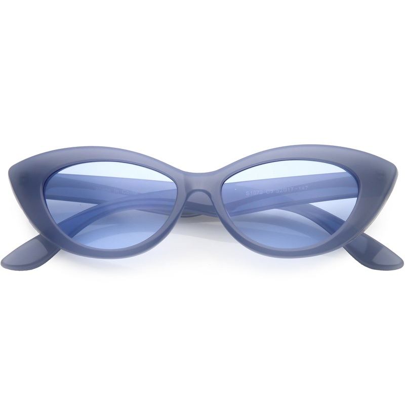 Women’s Retro Oval Color Tone Cat Eye Sunglasses C868