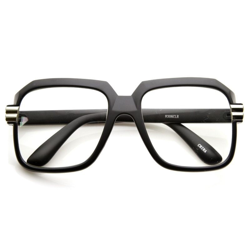 Old School Hip Hop Style Square Vintage Square Glasses 2981