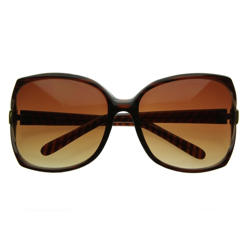 Womens Fashion Oversize Designer Square Sunglasses 2384