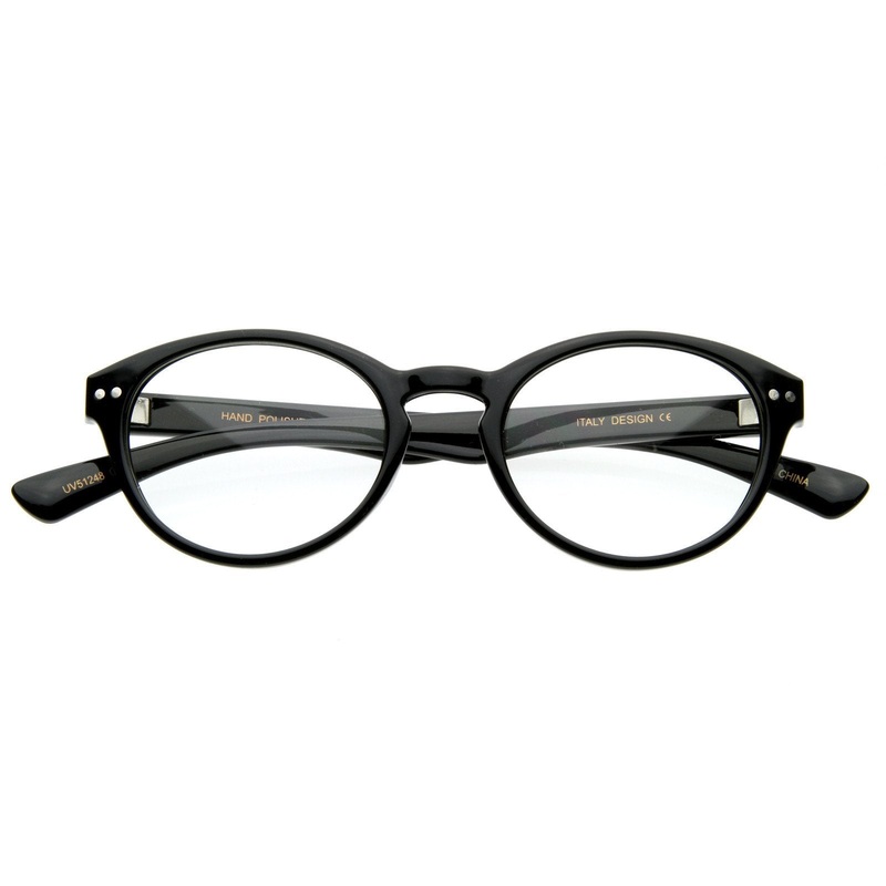 Optical RX Quality Oval Clear Lens Glasses 8361