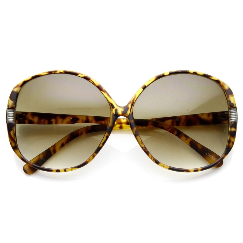 Womens Circle Round Oversize Fashion Sunglasses 8816