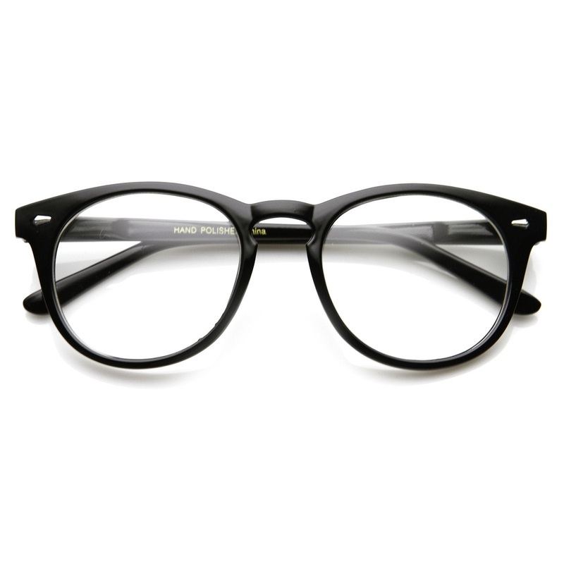 Classic Vintage Round P3 Clear Lens Optical Glasses