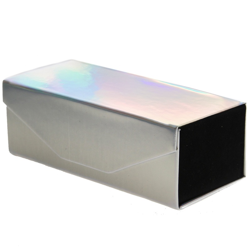 Holographic 6″ Fold Up Portable Holo Sunglasses Case D199