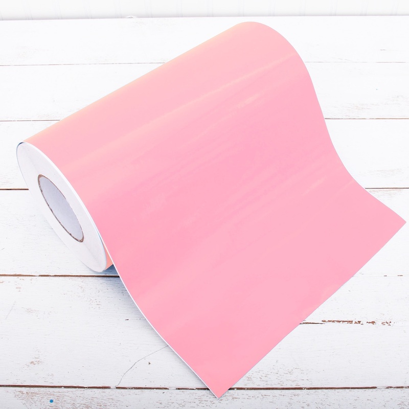 Permanent Vinyl Adhesive Pink – 12″ Wide X 5 Yd Roll