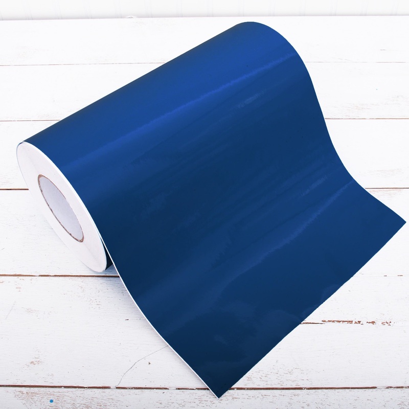 Permanent Vinyl Adhesive Sapphire – Huge Roll – 12″ Wide X 55 Yd Roll