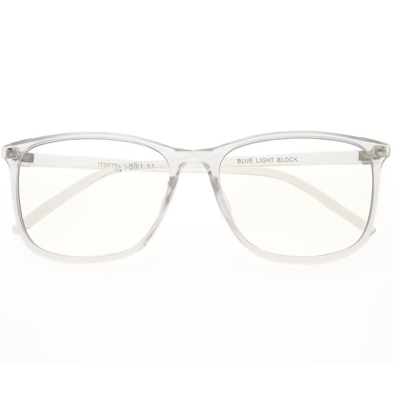 Retro Blue Light Square Anti Eye Strain Computer Glasses D282