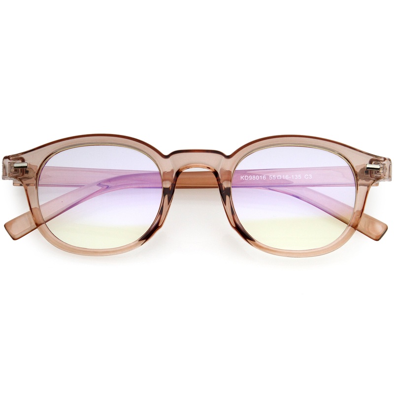 Small Lightweight Everyday Round Blue Light Filtering Glasses D195