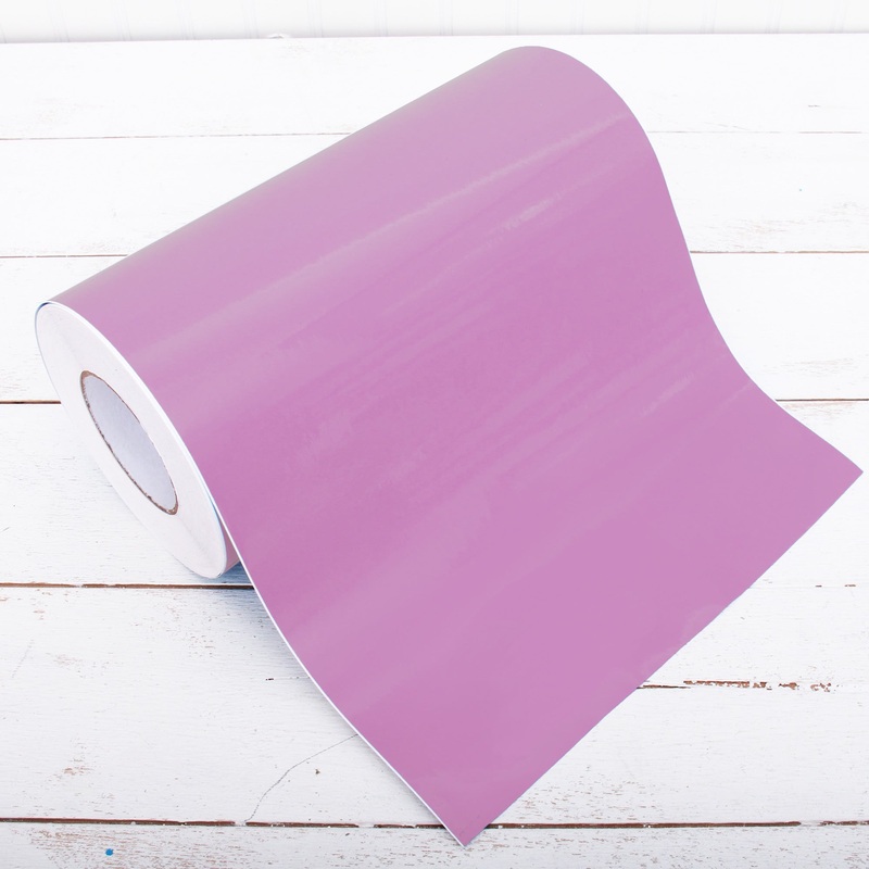 Permanent Vinyl Adhesive Soft Purple – Huge Roll – 12″ Wide X 55 Yd Roll
