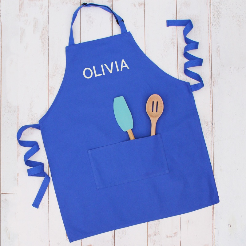 Personalized Canvas Aprons – Embroidered Name