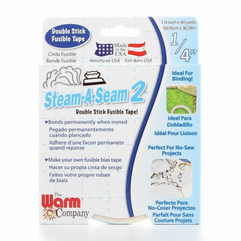 Steam-A-Seam 2 Double Stick Fusible Tape – 1/4″ x 40-yard roll