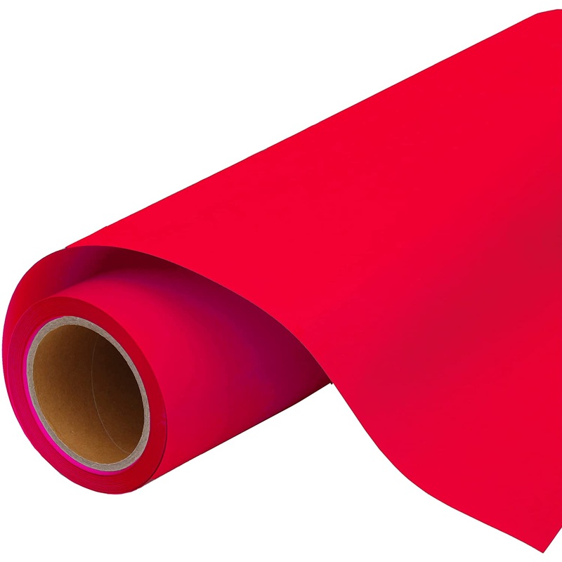 Bright Red Iron On Vinyl – 20″ Wide HTV Sold By the Yard