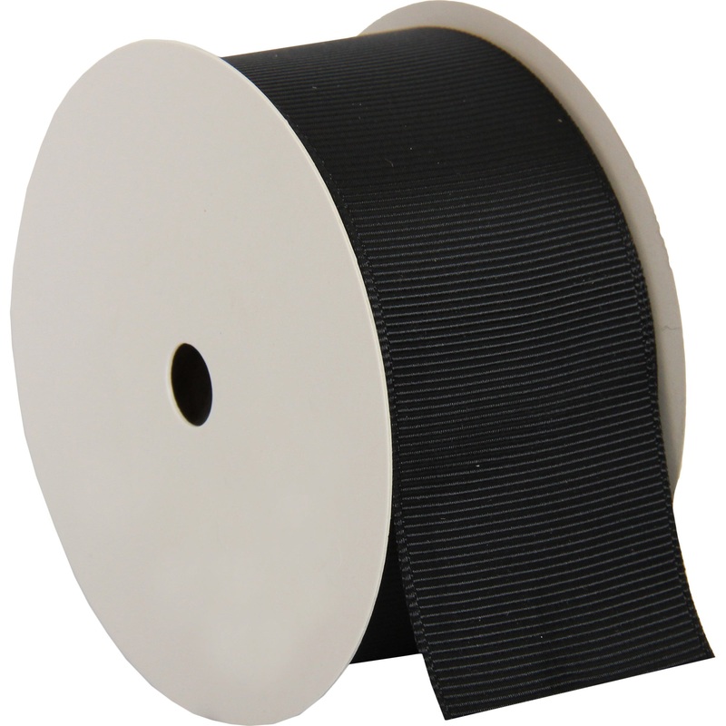 Grosgrain Ribbon 1 1/2″ – 10 Yards – Black