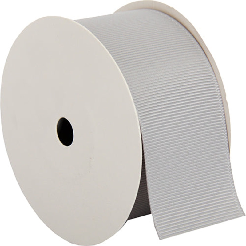 Grosgrain Ribbon 1 1/2″ – 10 Yards – Lt Grey