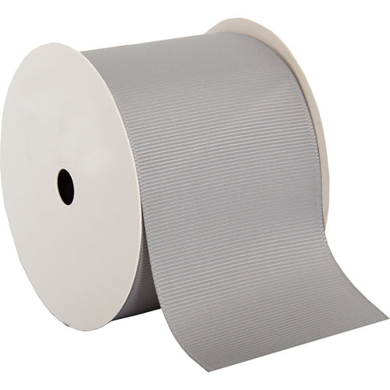Grosgrain Ribbon 2 1/4″ – 10 Yards – Lt Grey