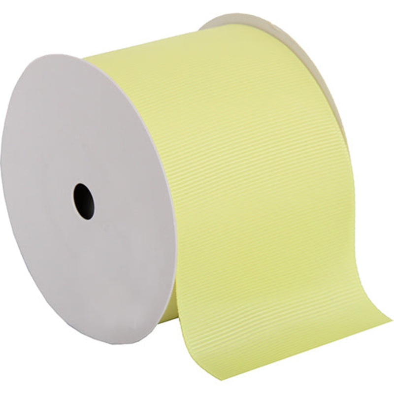 Grosgrain Ribbon 2 1/4″ – 10 Yards – Pale Yellow